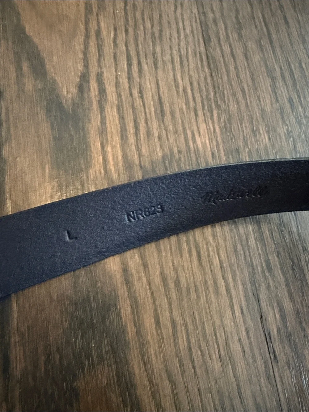 Madewell Women's Triple Keeper Suede Belt L